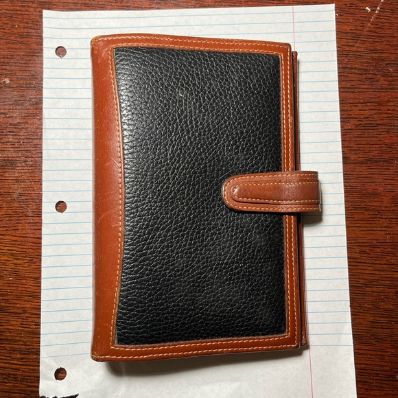 Vintage Coach Leather Ring Planner - Picture 1 of 3